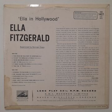 Ella Fitzgerald – Ella In Hollywood