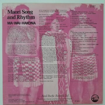 Ma-Wai-Hakona – Maori Song And Rhythm