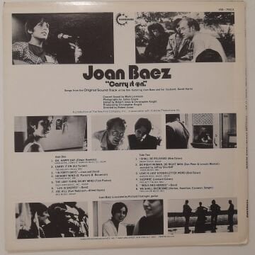 Joan Baez – Carry It On.'' (Original Sound-Track Album)
