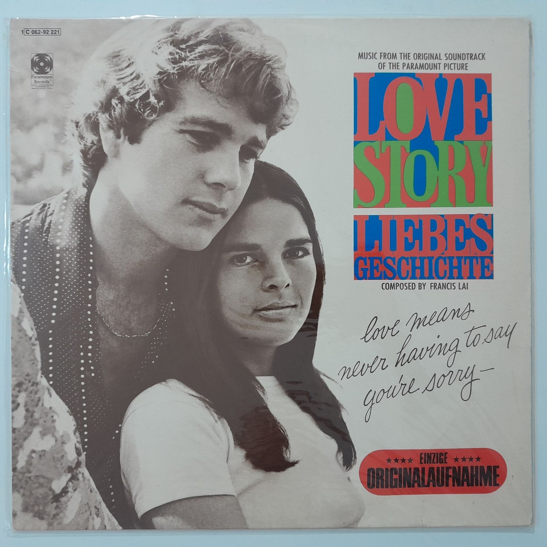 Francis Lai – Love Story - Music From The Original Soundtrack