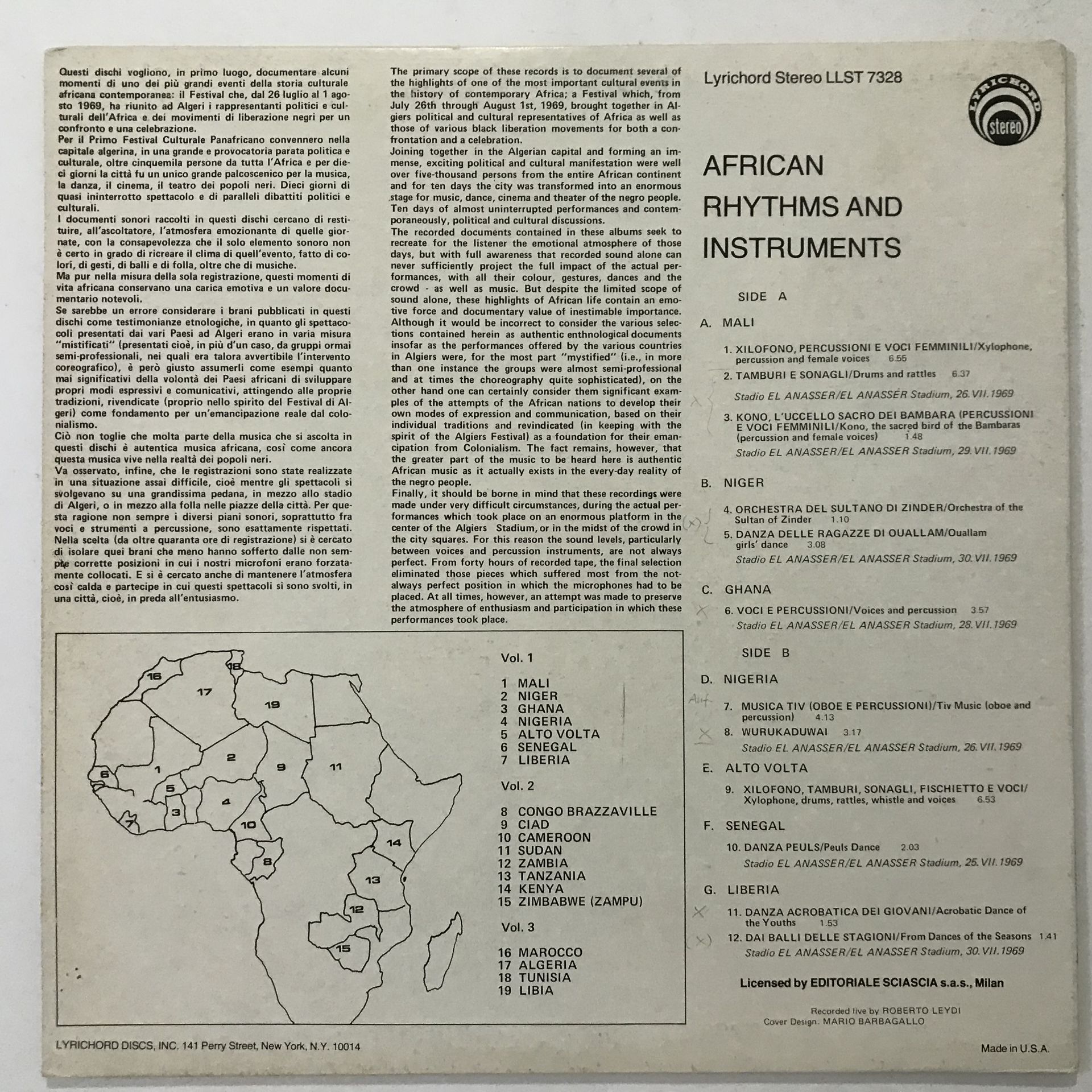 African Rhythms And Instruments Vol. 1 Plak, CD, DVD Satın Al