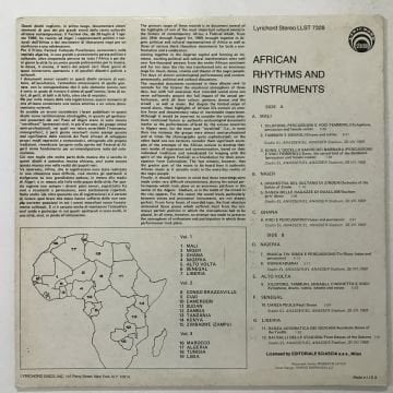 African Rhythms And Instruments Vol. 1