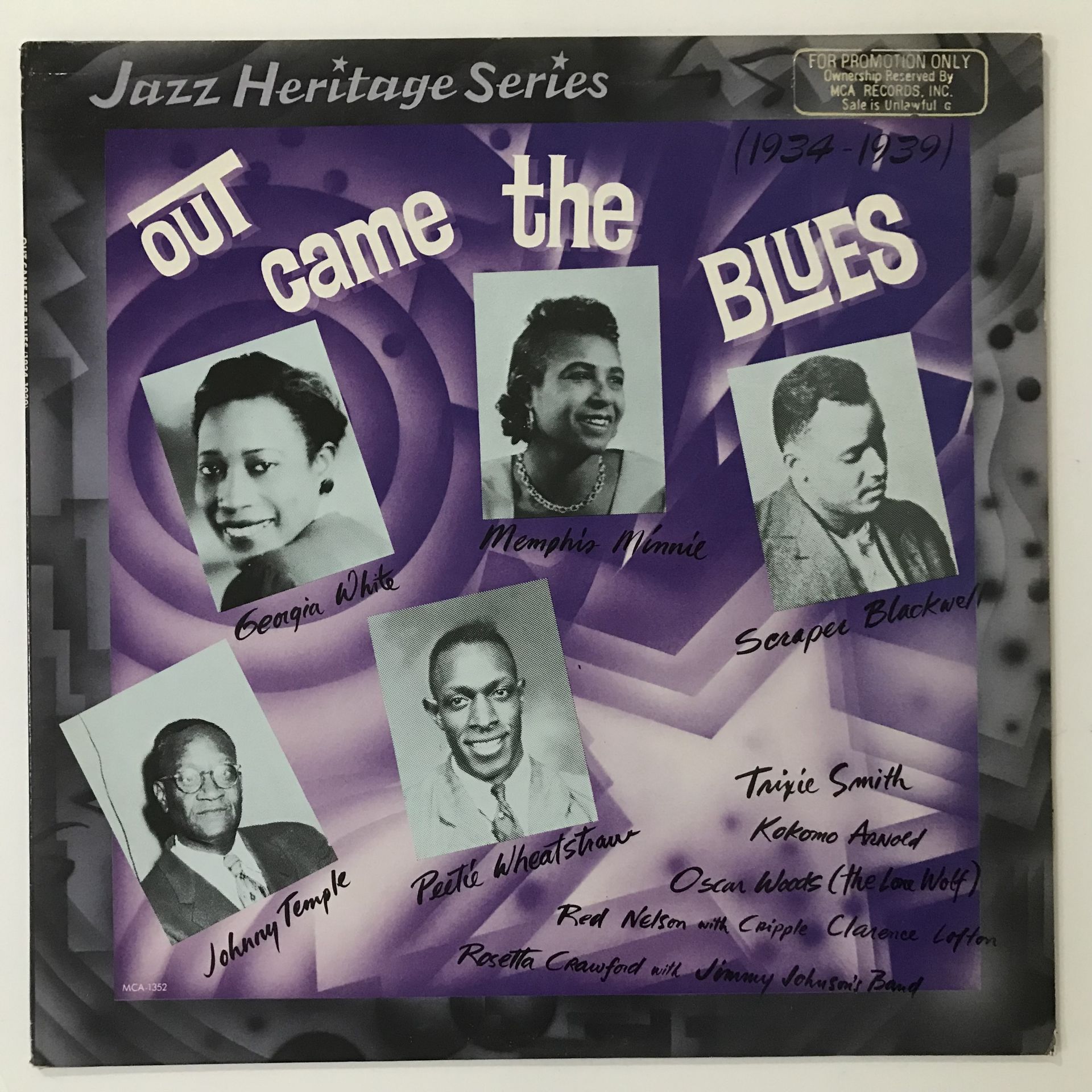 Out Came The Blues (1934-1939)
