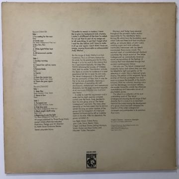 Andy Warhol's Velvet Underground Featuring Nico – Andy Warhol's Velvet Underground Featuring Nico 2 LP