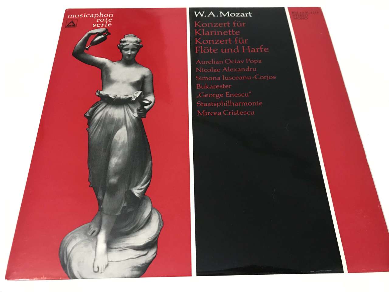 W.A. Mozart, Aurelian Octav Popa, Nicolae Alexandru, Simona Iusceanu-Corjos, Bukarester ''George Enescu'' Staatsphilharmonie*, Mircea Cristescu – Konzert Für Klarinette / Konzert Für Flöte Und Harfe