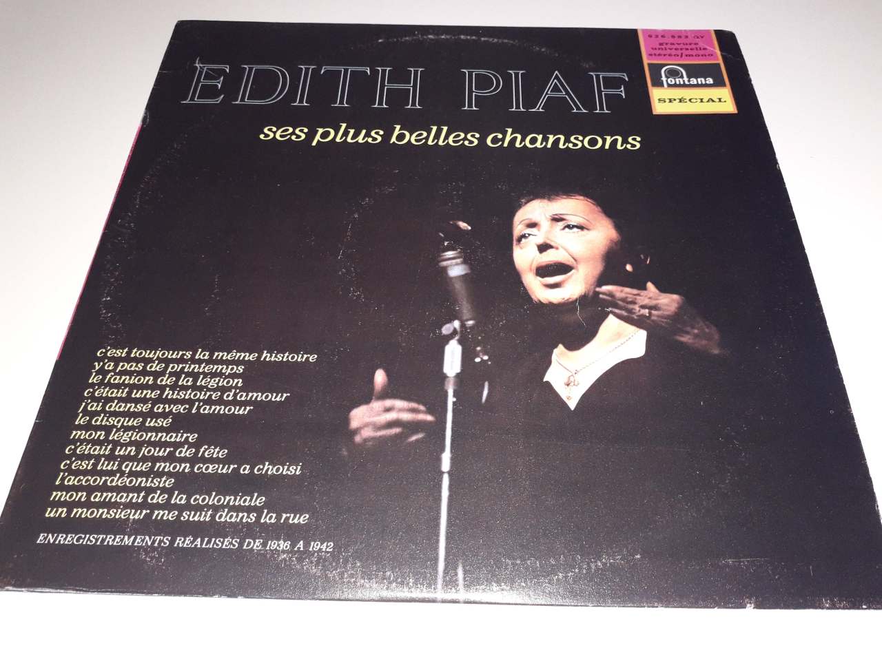 Edith Piaf ‎– Ses Plus Belles Chansons