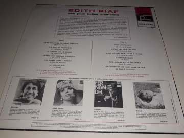 Edith Piaf ‎– Ses Plus Belles Chansons