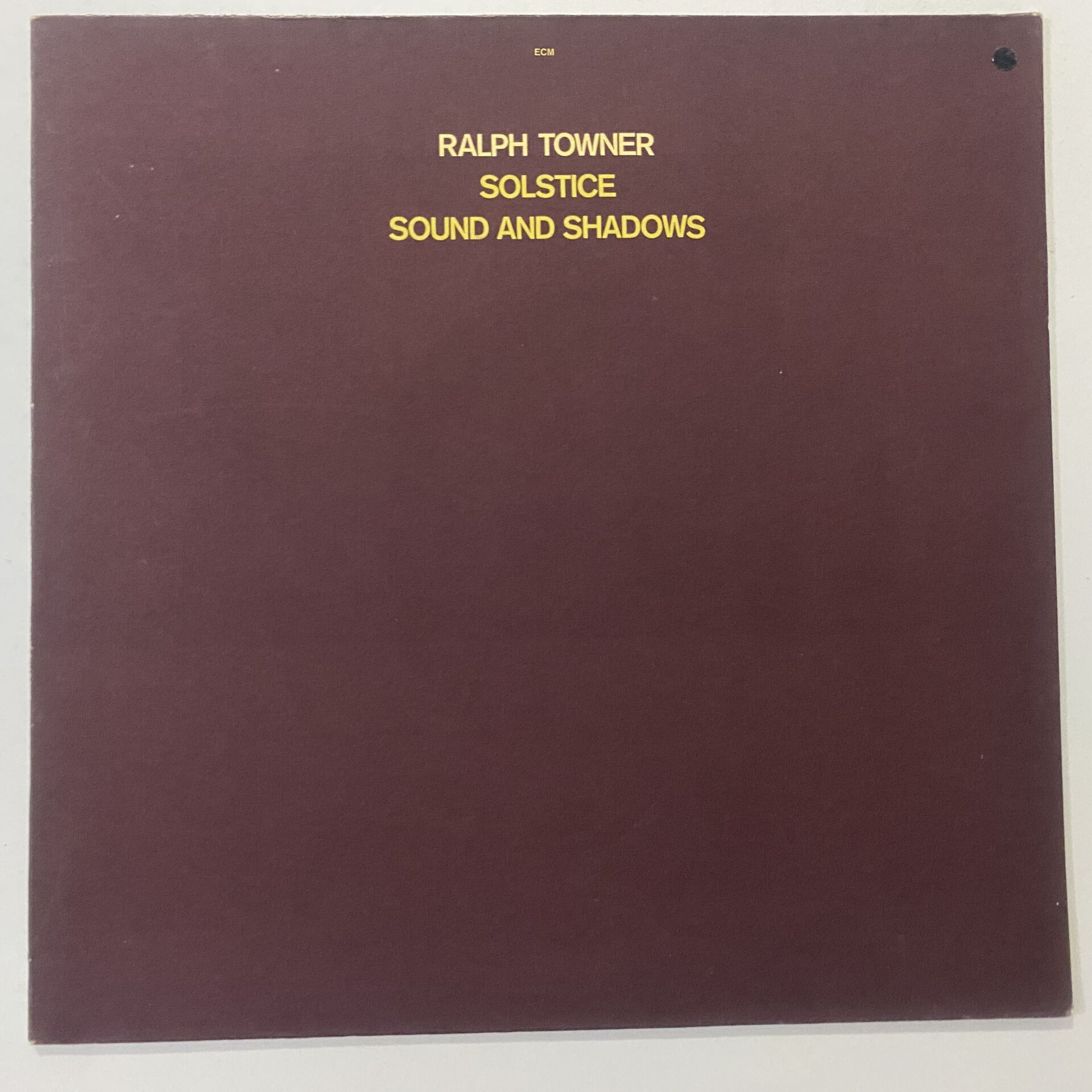 Ralph Towner – Solstice / Sound And Shadows