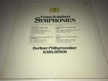 Franz Schubert • Karl Böhm, Berliner Philharmoniker ‎– Symphonien Nr.5 - Nr.8 (Unvollendete) - Nr.9 (7)