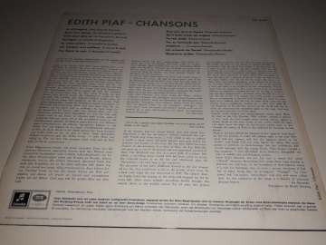 Edith Piaf ‎– Chansons