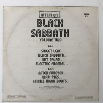 Black Sabbath ‎– Attention! Black Sabbath Volume Two