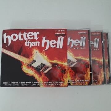 Hotter Than Hell 3 CD Kutulu Set