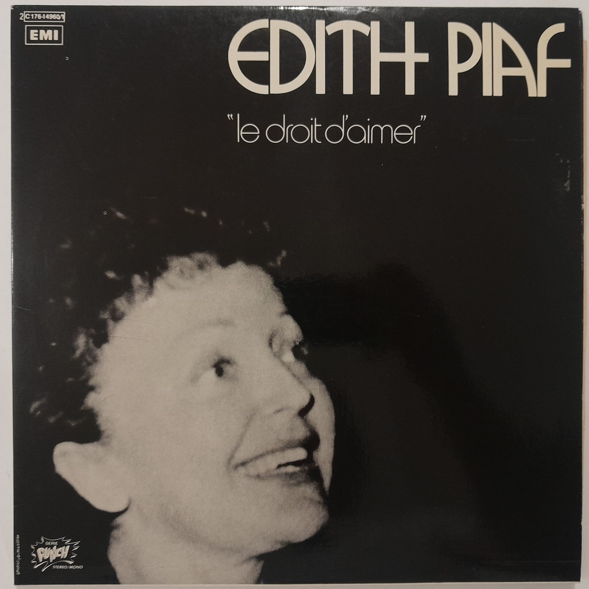 Edith Piaf – Le Droit D'Aimer 2 LP