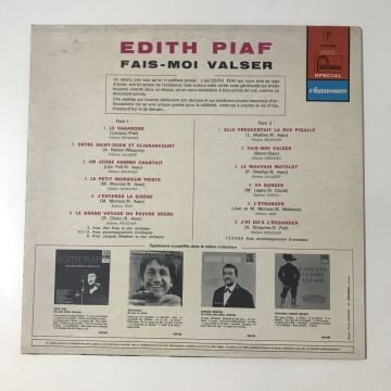 Edith Piaf - Fais Moi Valse