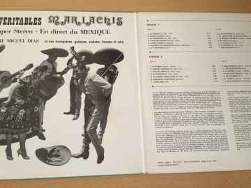 Mariachi Miguel Dias Et Ses Trompettes, Guitares, Violons, Harpes Et Voix ‎– Les Véritables Mariachis 2 LP