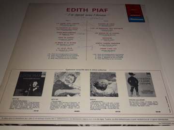 Edith Piaf ‎– J'ai Dansé Avec L'amour