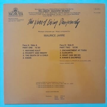 Maurice Jarre – The Year Of Living Dangerously - Original Motion Picture Soundtrack