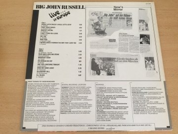 Big John Russell ‎– Live... In Europe