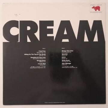 Cream ‎– Cream