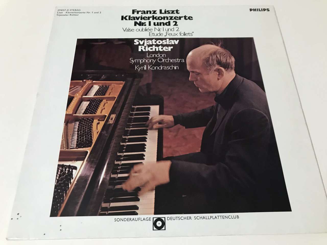 Sviatoslav Richter - Liszt London Symphony Orchestra, Kyril Kondrashin – Klavierkonzerte Nr. 1 Und 2 - Valse Oubliée Nr. 1 Und 2 - Etude ''Feux Follets''