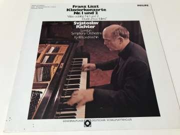 Sviatoslav Richter - Liszt London Symphony Orchestra, Kyril Kondrashin – Klavierkonzerte Nr. 1 Und 2 - Valse Oubliée Nr. 1 Und 2 - Etude ''Feux Follets''