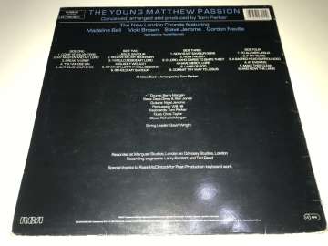 The New London Chorale ‎– The Young Matthew Passion 2 LP