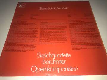 Donizetti / Rossini - Benthien-Quartett ‎– Streichquartette Berühmter Opernkomponisten