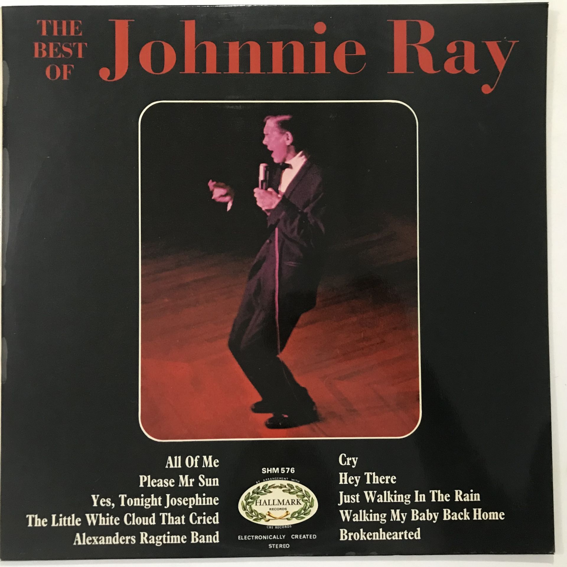 Johnnie Ray ‎– Johnnie Ray's Greatest Hits