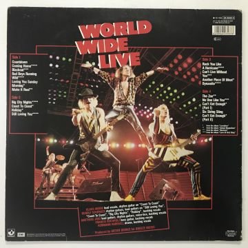 Scorpions ‎– World Wide Live 2 LP