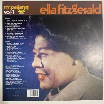 Ella Fitzgerald – Vol/1: Mr. Paganini
