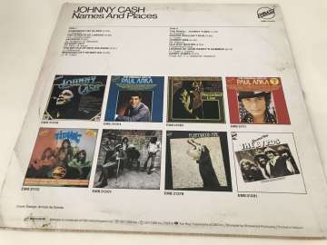 Johnny Cash ‎– Names And Places