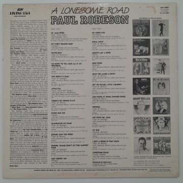 Paul Robeson – A Lonesome Road