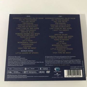 Eric Clapton – Slowhand At 70 Live At The Royal Albert Hall 2 CD + 1 DVD