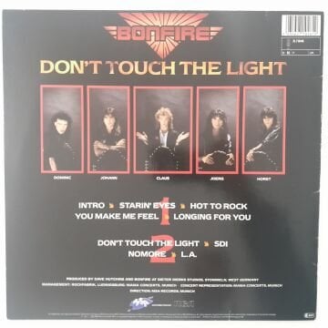 Bonfire ‎– Don't Touch The Light