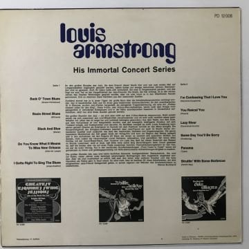 Louis Armstrong – His Immortal Concert Series (Jazz Of World War 2nd)