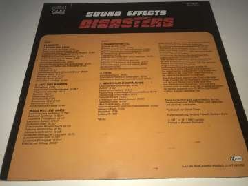 No Artist ‎– Sound Effects: Disasters