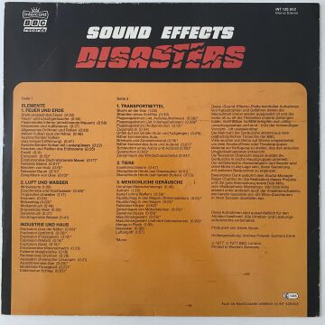Sound Effects: Disasters