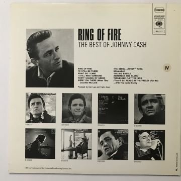 Johnny Cash ‎– Ring Of Fire - The Best Of Johnny Cash
