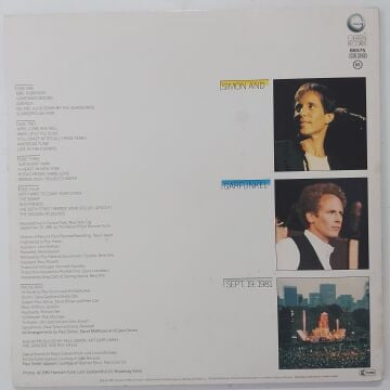 Simon And Garfunkel ‎– The Concert In Central Park 2 LP