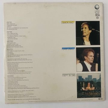 Simon And Garfunkel ‎– The Concert In Central Park 2 LP