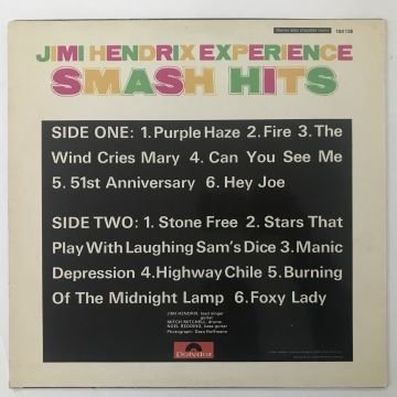 Jimi Hendrix Experience ‎– Smash Hits
