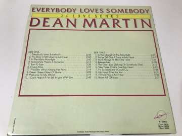 Dean Martin – Everybody Loves Somebody (20 Love Songs)