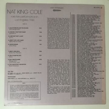 Nat King Cole – Rare Live Performance In Los Angeles 1944