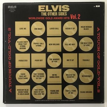 Elvis Presley ‎– The Other Sides - Worldwide Gold Award Hits - Vol. 2 (4 LP Kutulu + Posterli Set)