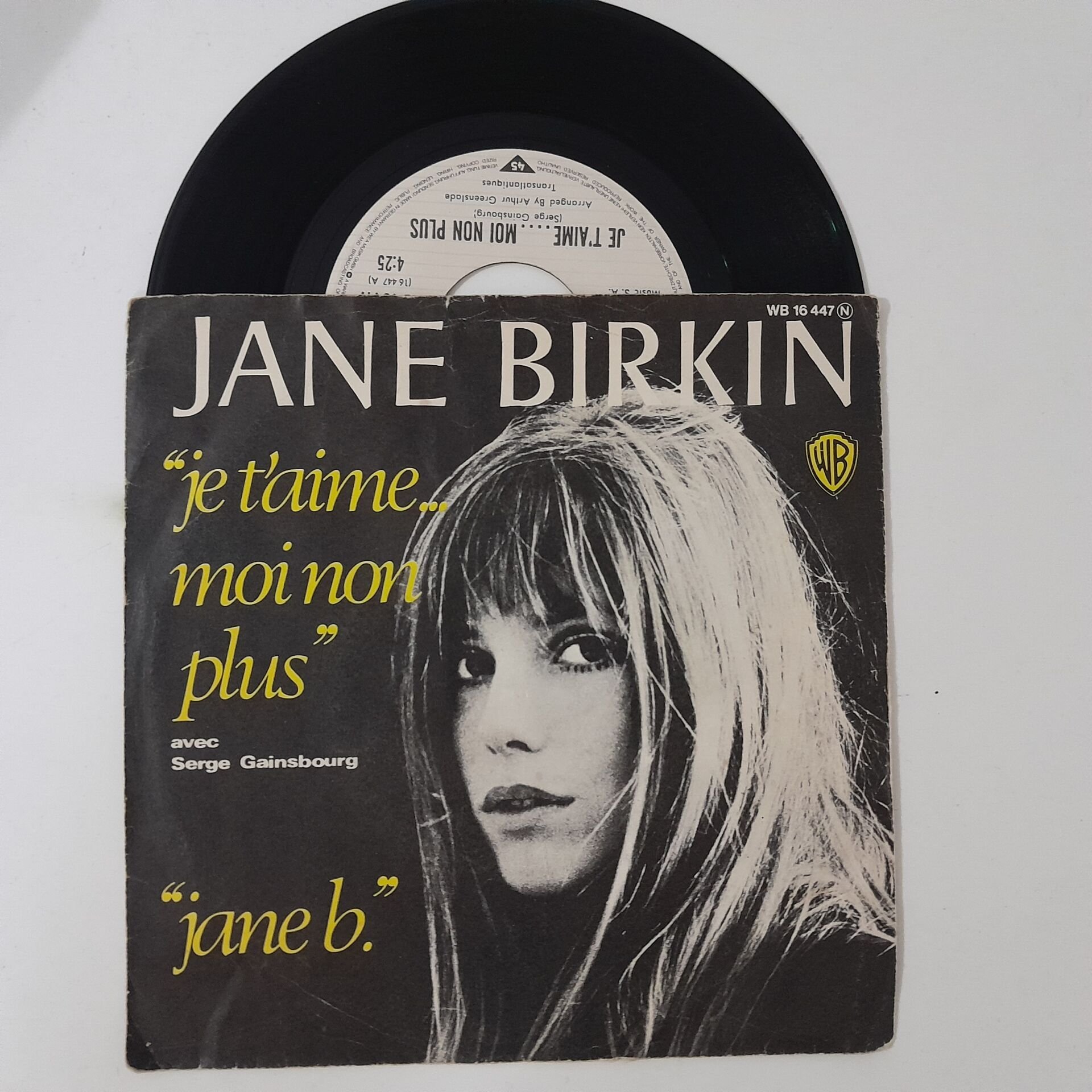 Jane Birkin Avec Serge Gainsbourg – Je T'aime ... Moi Non Plus / Jane B.