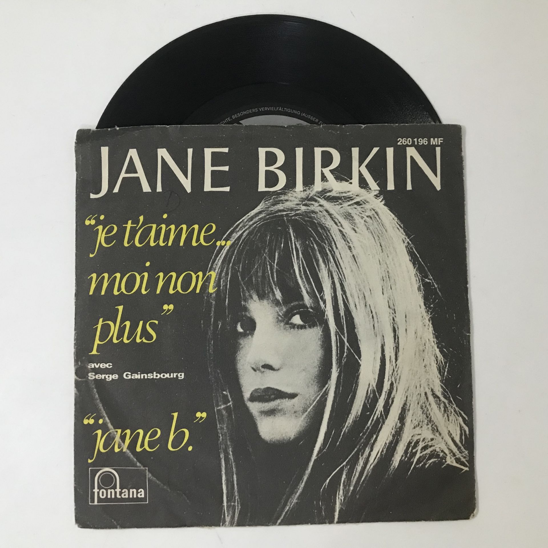 Jane Birkin Avec Serge Gainsbourg – Je T'aime ... Moi Non Plus / Jane B.