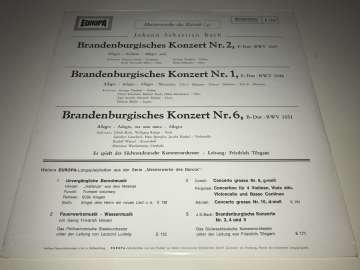 Johann Sebastian Bach, Ulrich Koch, György Terebesi, Maurice André, Friedrich Tilegant, Das Südwestdeutsche Kammerorchester ‎– Brandenburgische Konzerte 1, 2, 6