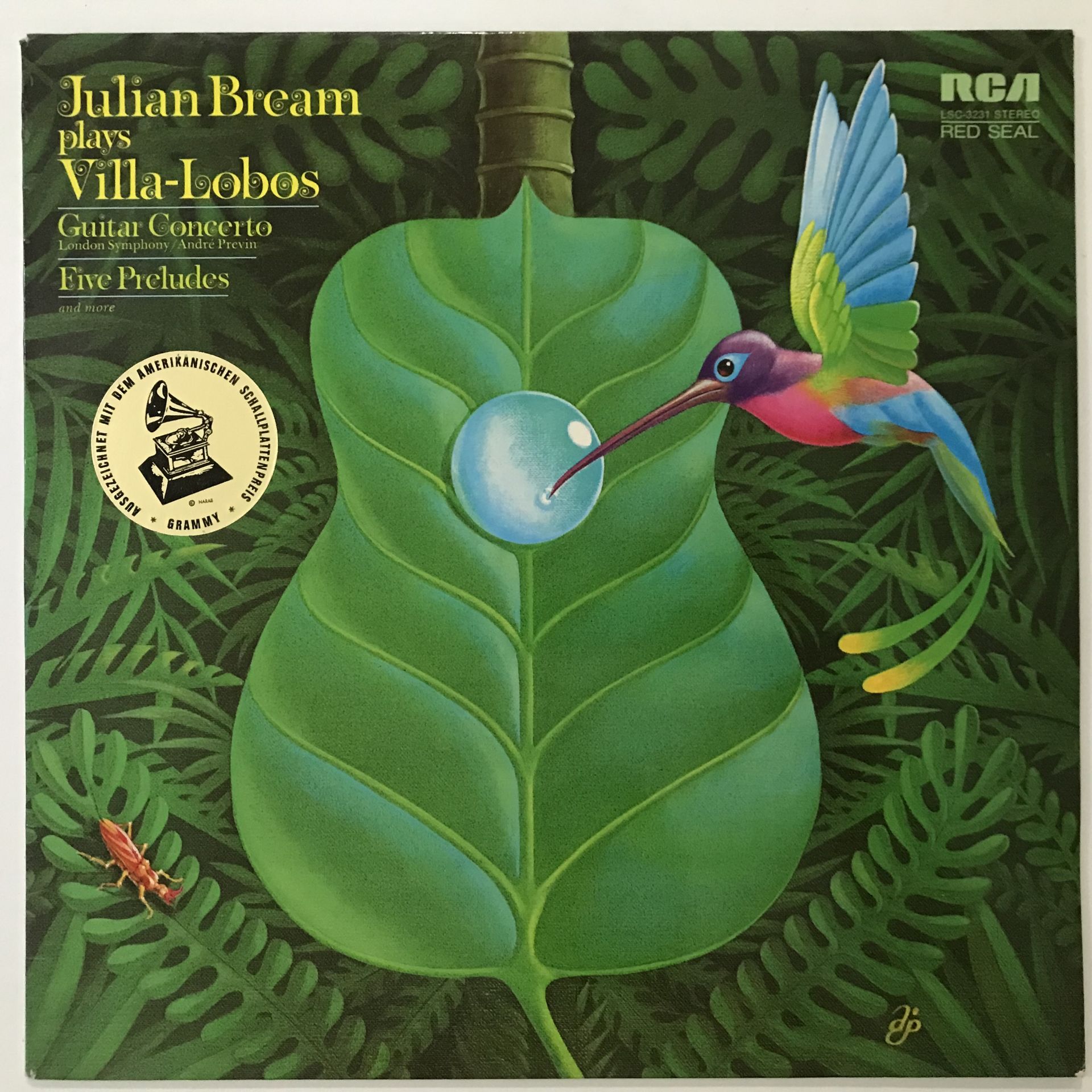 Julian Bream, Villa-Lobos, London Symphony, André Previn – Julian Bream Plays Villa-Lobos