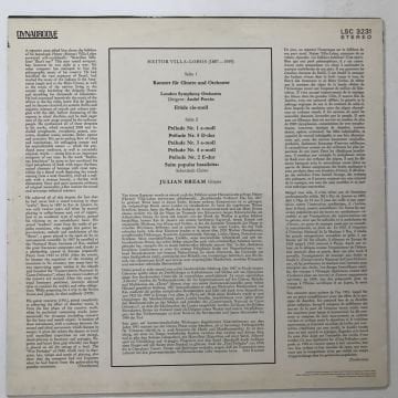 Julian Bream, Villa-Lobos, London Symphony, André Previn – Julian Bream Plays Villa-Lobos