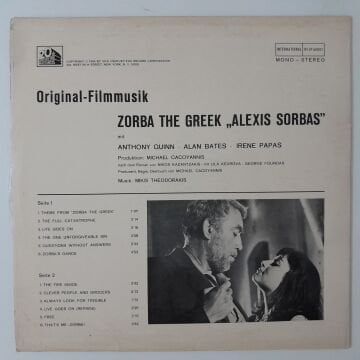 Mikis Theodorakis ‎– Zorba The Greek (Original Soundtrack Album)